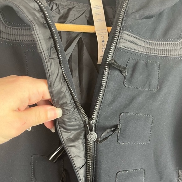 Lululemon Jacket Paddington Softshell Microfleece Duffle Coat - Picture 10 of 12